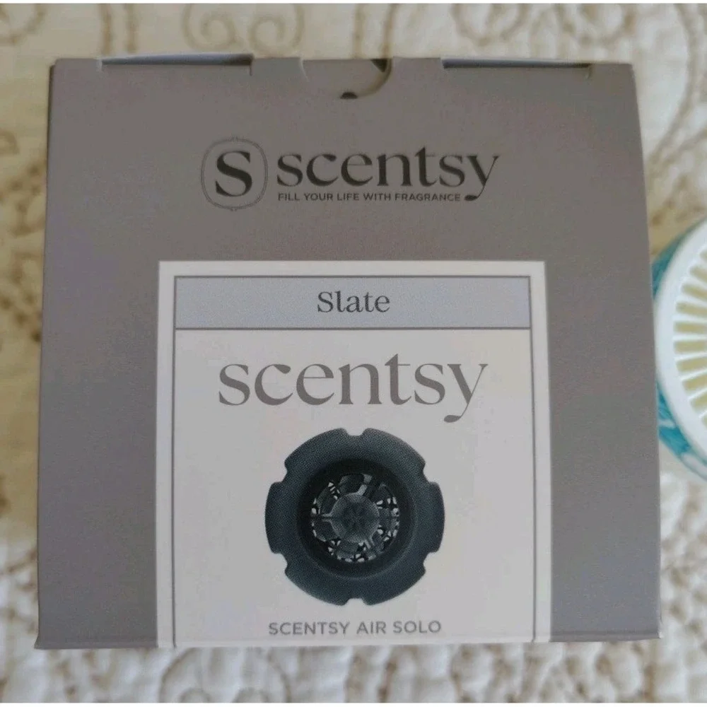 New Scentsy Slate Air Solo Open‎ Box Includes Blue Grotto Pod